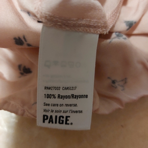 Paige blouse nwot size XS - Picture 2 of 5